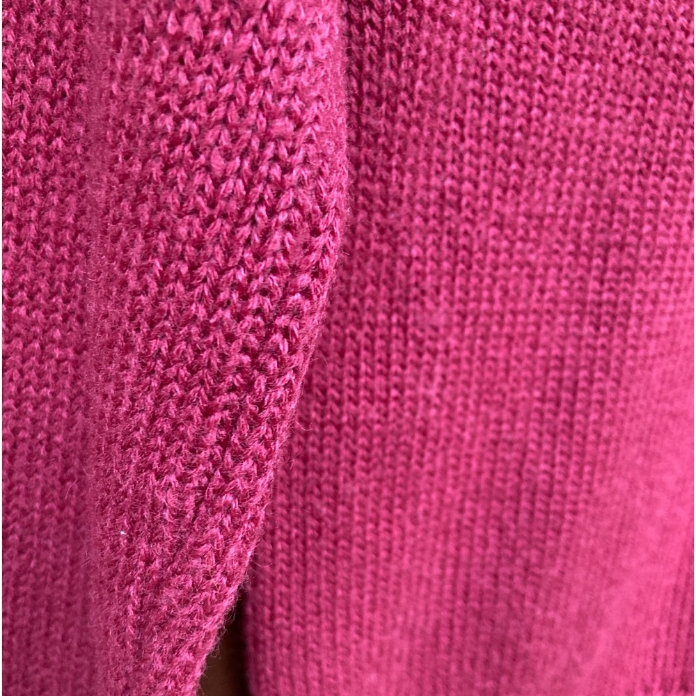 Raspberry Embroidered Vintage Gitano Sweater - image 5